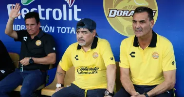 El día que Mario García ‘sudó’ ante Maradona