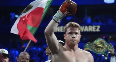 Canelo Álvarez en pelea