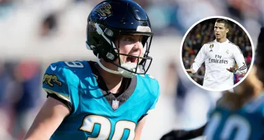 Pateador de Jacksonville dedica histórico gol de campo a Cristiano Ronaldo