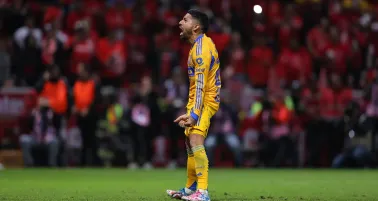 Javier Aquino en la final del Apertura 2025