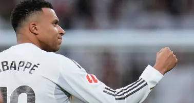 Mbappé con el Madrid
