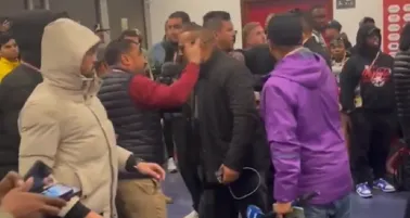 Pelea de prensa