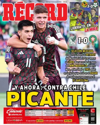 Portada RÉCORD 05 de octubre de 2025