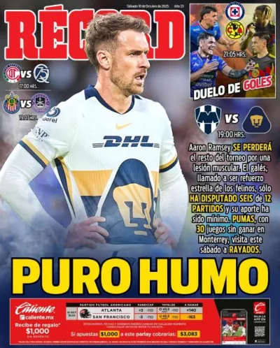 Portada RÉCORD 18 de octubre de 2025