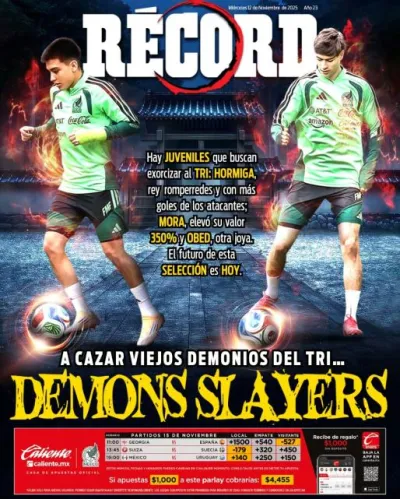 Portada RÉCORD 12 noviembre 2025