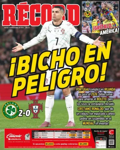 Portada RÉCORD 14 noviembre 2025