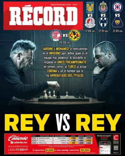 Portada RÉCORD 08 de noviembre de 2025