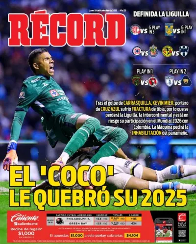 Portada RÉCORD 10 de noviembre de 2025