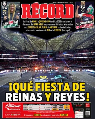 Portada RÉCORD 22 de noviembre de 2025