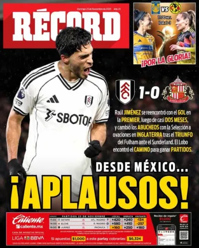 Portada RÉCORD 23 de noviembre de 2025