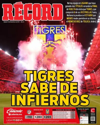 Portada RÉCORD 13 de diciembre de 2025