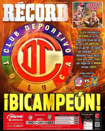 Portada RÉCORD 14 de diciembre de 2025