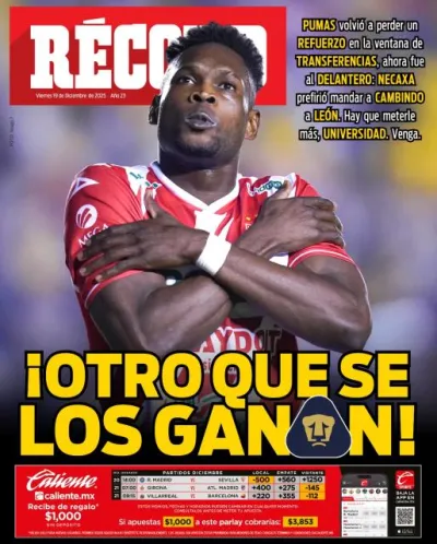 Portada RÉCORD 19 diciembre 2025