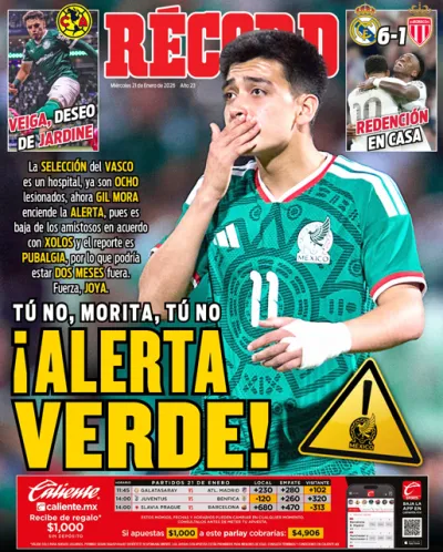 ¡Alerta Verde! Tú no, Morita, tú no