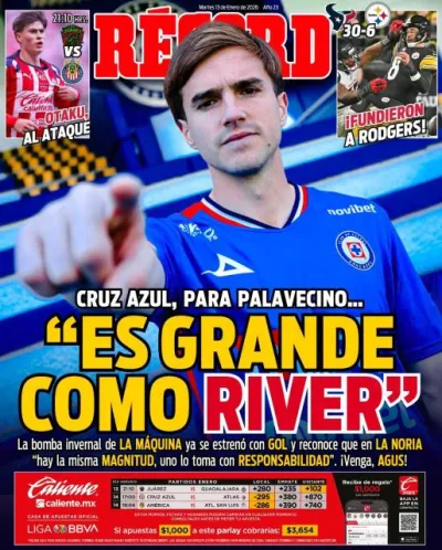 Portada RÉCORD 14 de enero de 2026