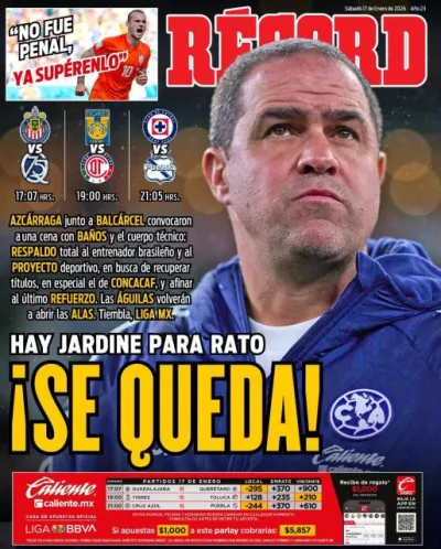 Portada RÉCORD 17 de enero de 2026