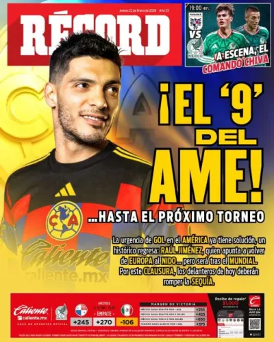 Portada RÉCORD 22 enero 2026
