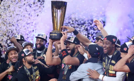 Knicks ganan la Copa NBA tras remontar y vencer a Spurs 
