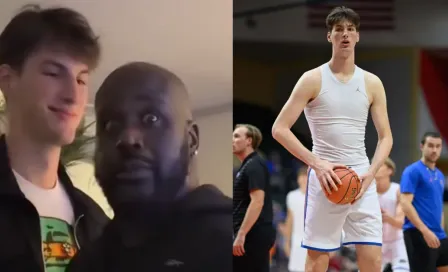 Shaq se sorprendió con l a altura del novato