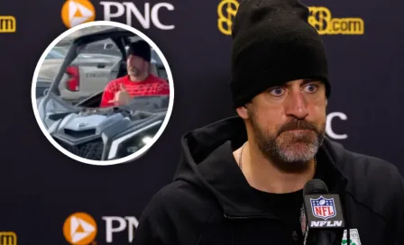 Rodgers protagonizó el momento junto a sus compañeros