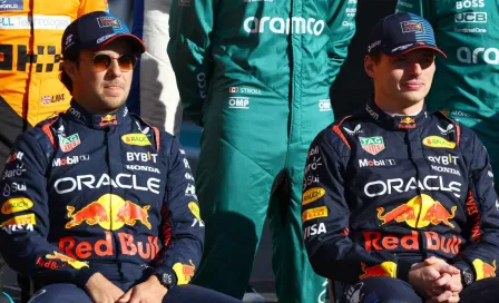 Checo Pérez y Max Verstappen 