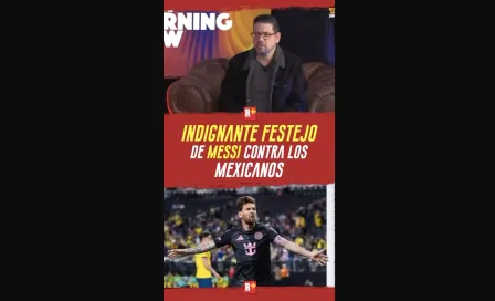 INDIGNANTE FESTEJO de MESSI frente a los MEXICANOS