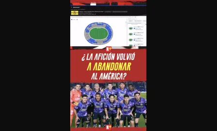 ¿La AFICIÓN volvió abandonar al AMÉRICA?
