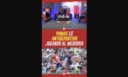 PUMAS es ANTIDEPORTIVO jugando a MEDIO DÍA