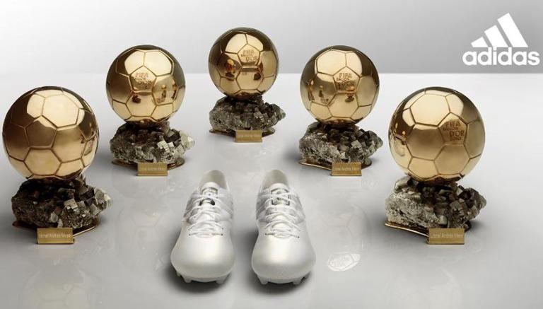 Nombre provisional campana Polinizar Messi15 Platinum', botines en honor al Balón de Oro