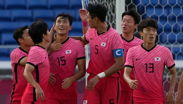 Entrenamiento de la selección masculina de fútbol de Corea del Sur