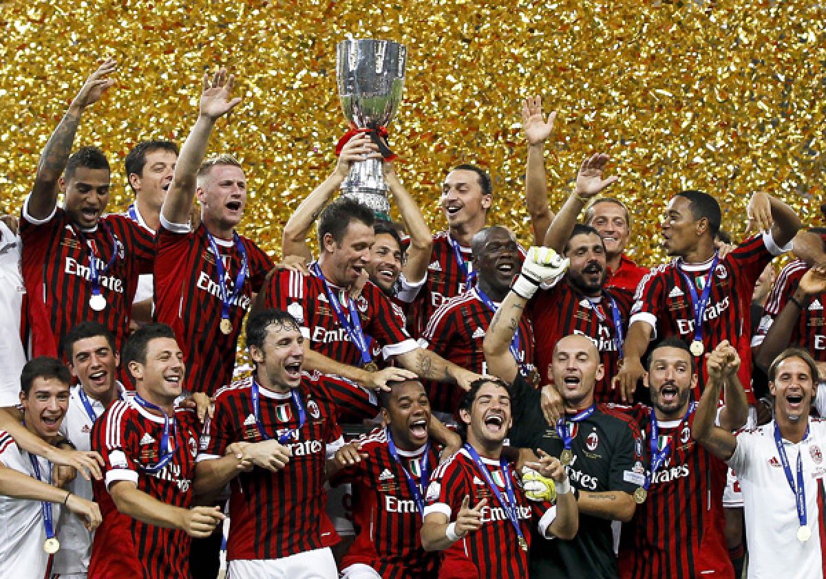 Milan campeón Supercopa Italiana 2011