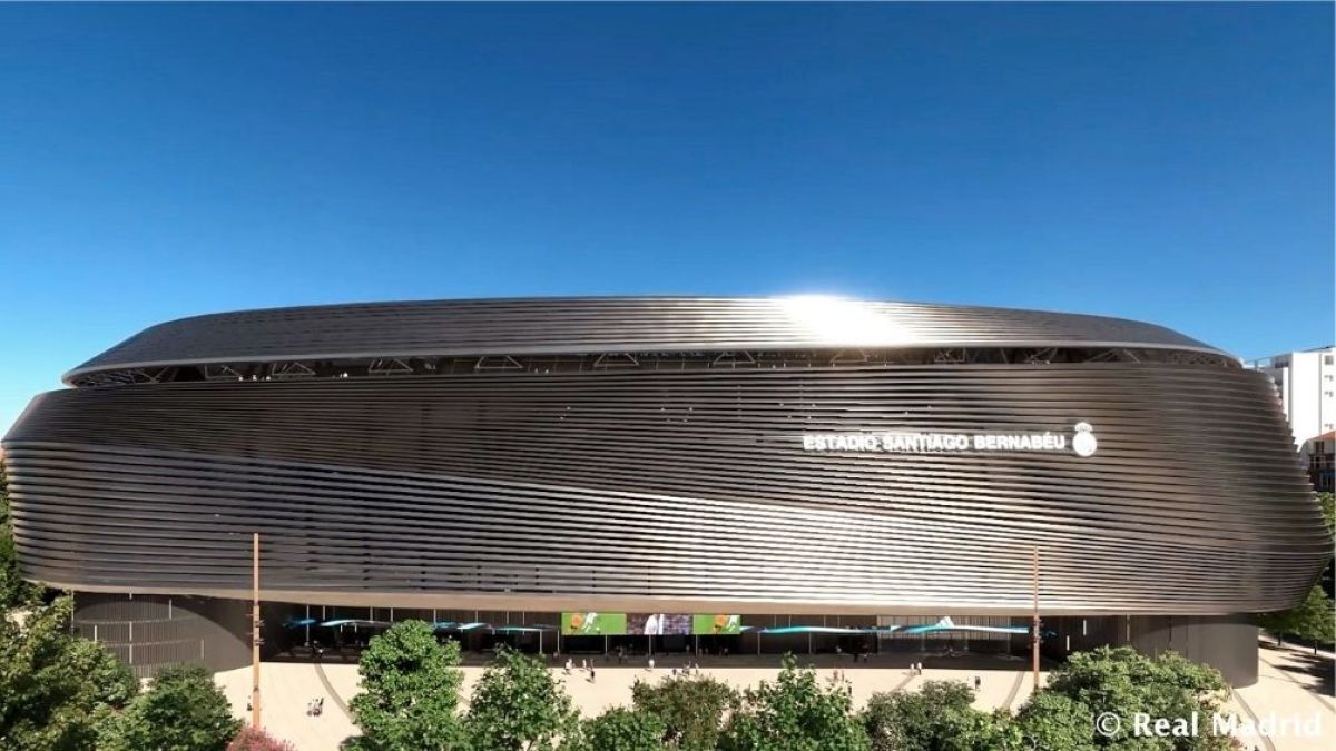 El nuevo Santiago Bernabéu sufre filtraciones de agua en el interior del  estadio