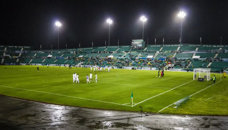 Así lucía la casa del Jaguar previo al arranque del partido.