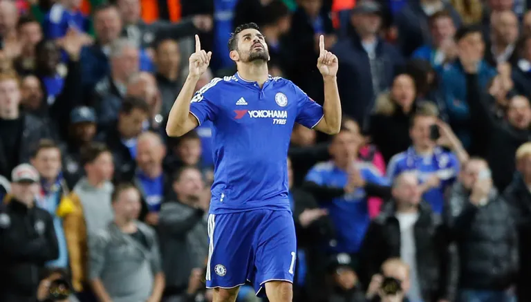 AP Costa festeja su diana ante el Maccabi Tel Aviv