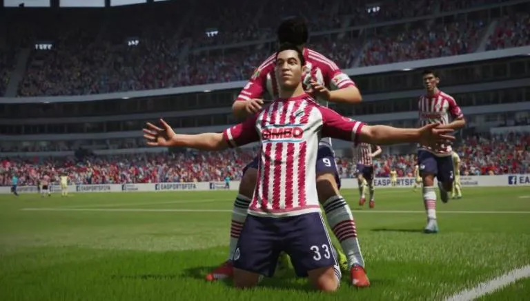 EA SPORTS Fabián festeja un gol en el FIFA 16