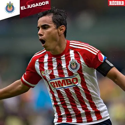 RÉCORD Bravo grita uno de sus dos goles en el Azteca