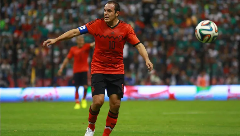 Cuauhtémoc Blanco en su partido de despedida con el Tri