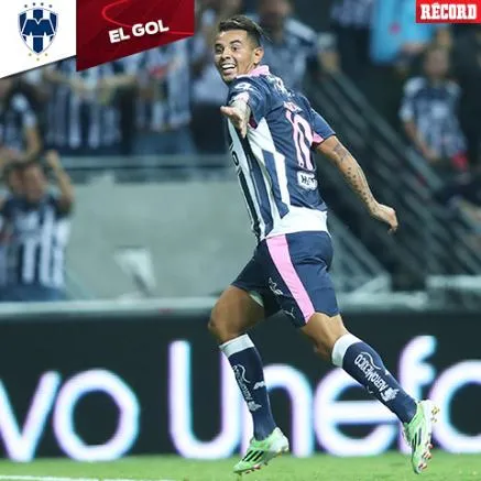 RÉCORD Cardona festeja un gol con Rayados