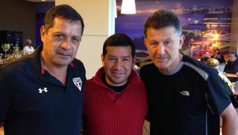 ESPECIAL García y Osorio se toman una foto tras conocerse