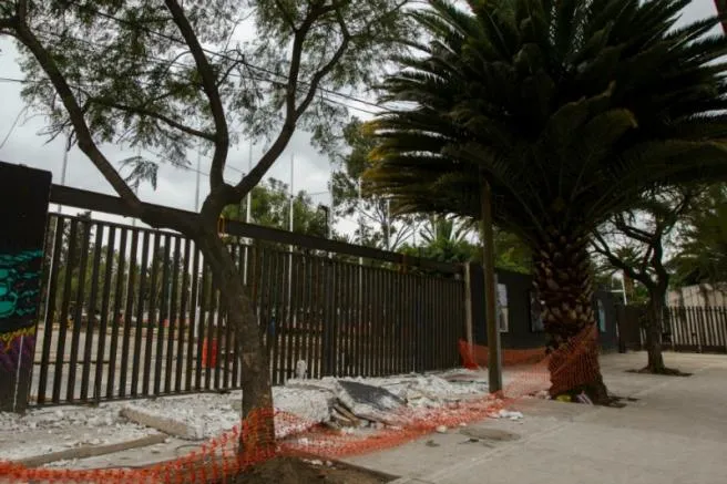 MIGUEL PONTÓN Una de las entradas del AHR con cascajo