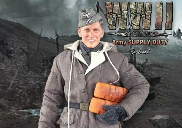 El muñeco 'Bastian' que representa a un soldado nazi