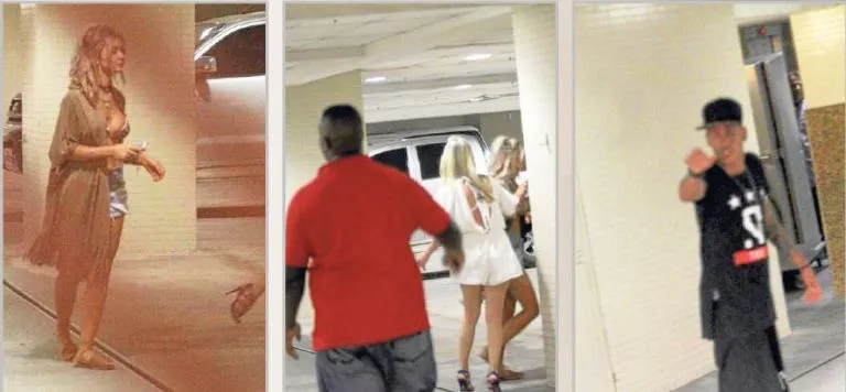 ESPECIAL Neymar captado por las cámaras a la entrada de un hotel