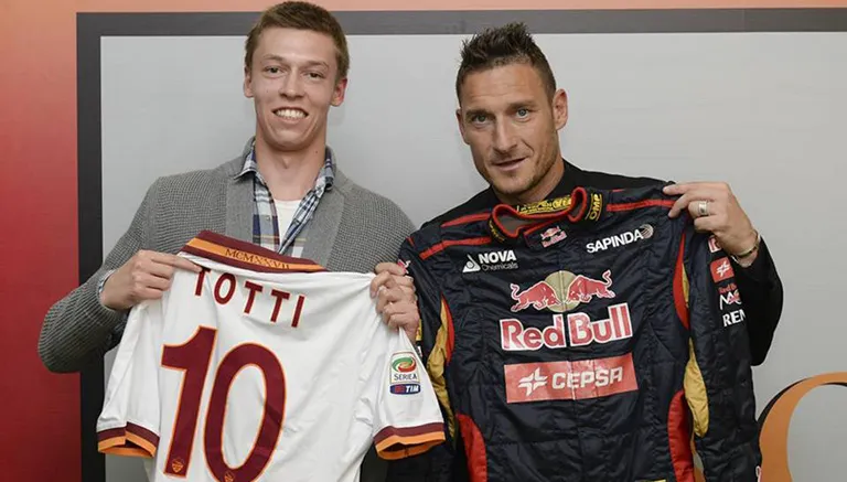 Cuando Daniil Kvyat conoció a Totti