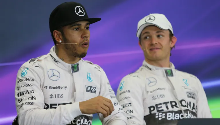 AP Hamilton y Rosberg previo al GP de México