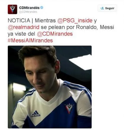 ESPECIAL El tweet que lanzó el Mirandés