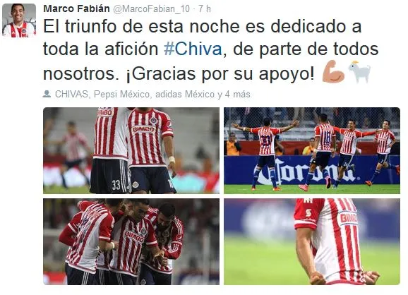 ESPECIAL Fabián agradeció a los aficionados del Rebaño