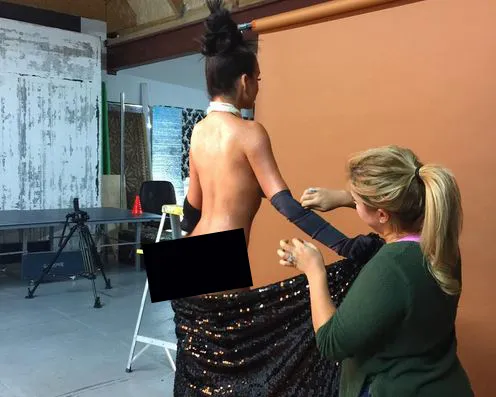 @abigailratchford La imagen de Abigail a lo Kardashian