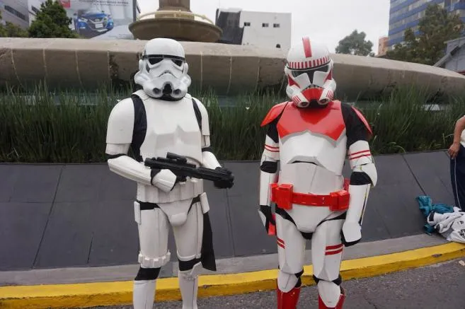 Alguno corredores prefirieron la armadura de los Drones