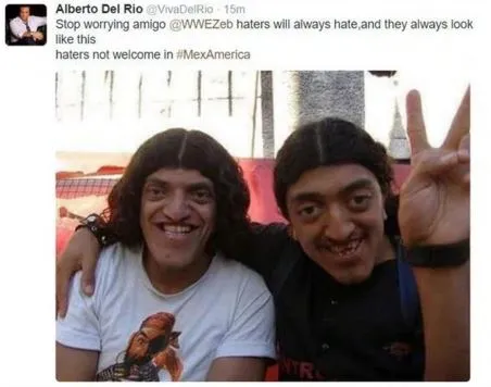 El pelómico tuit de Alberto del Río