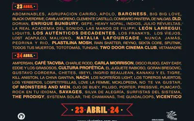 VIVE LATINO Cartel del Vive Latino